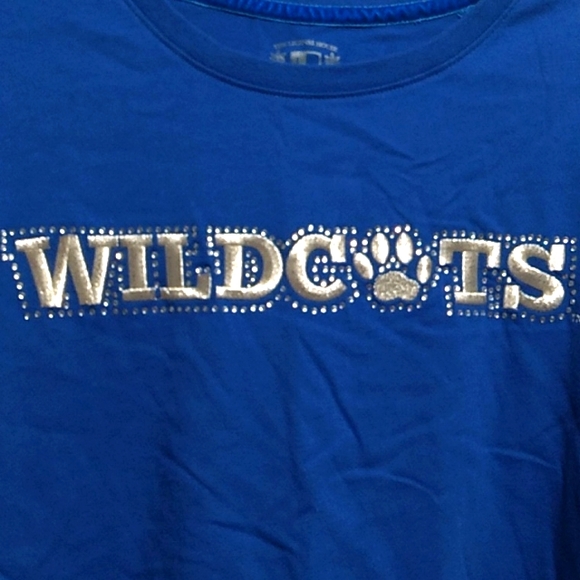 The License House Vintage Kentucky Wildcats Bling Long Sleeve Shirt Sz.S - Picture 2 of 8